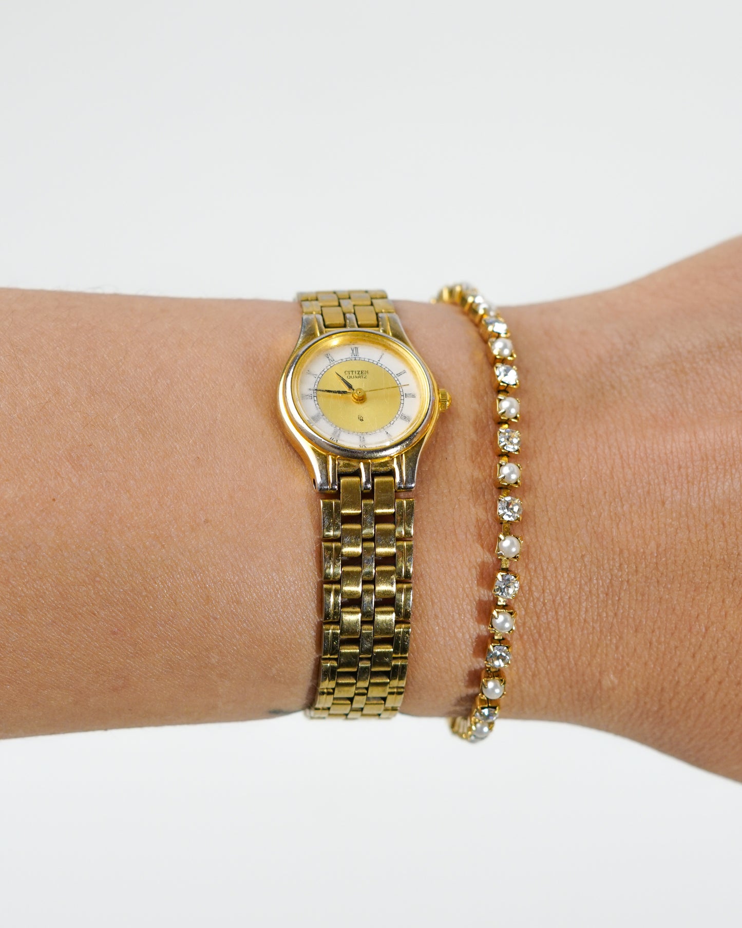 Roman Numeral Citizen Gold Dial