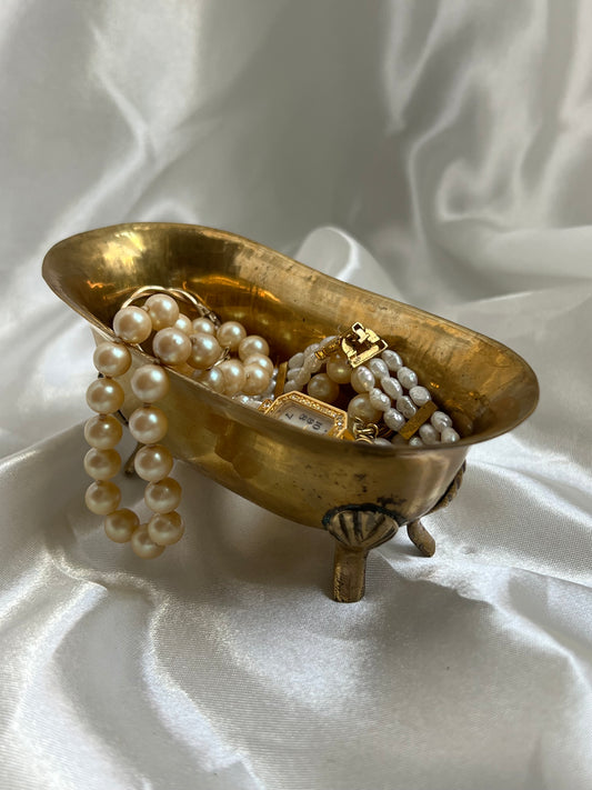 Solid Brass Claw Foot Tub