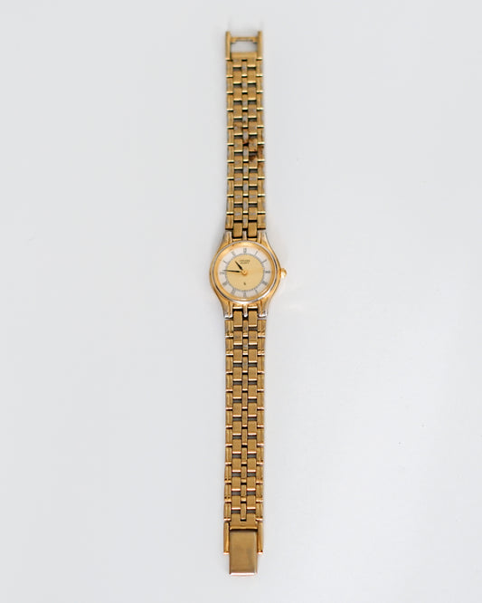 Roman Numeral Citizen Gold Dial